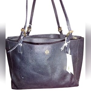 Tory Burch Black Tote Bag, As Is